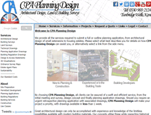 Tablet Screenshot of cpaplanningdesign.com